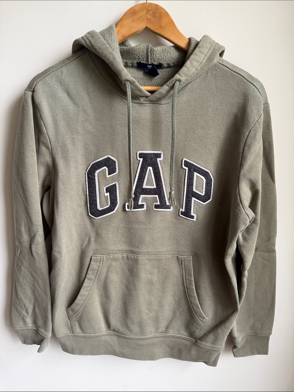 4/$20 GAP Military Green Hoodie Womens Small